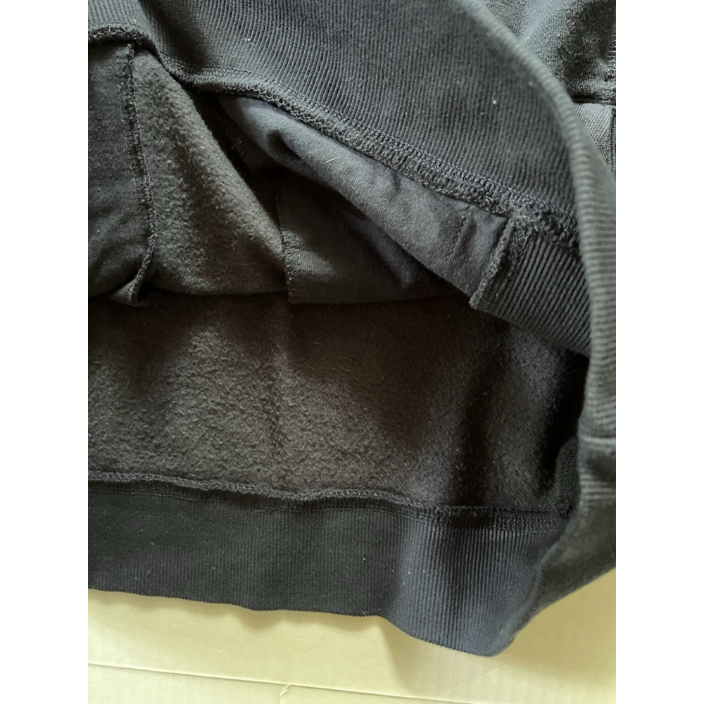 Duluth Sweatshirt Womens Lg Navy Souped Up Crewneck Ribbed Sweater Zip Pockets - Picture 4 of 5